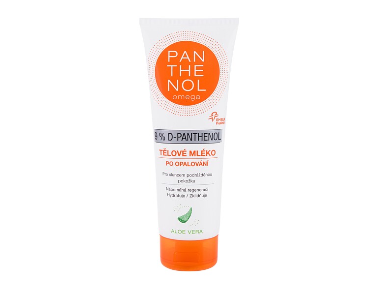 After Sun Panthenol Omega 9% D-Panthenol After-Sun Lotion Aloe Vera 250 ml Beschädigte Schachtel
