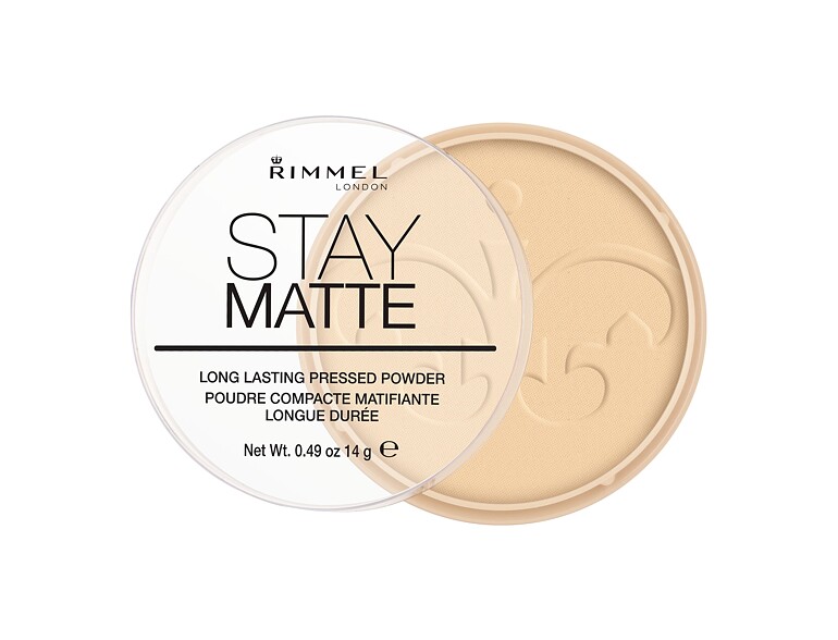 Puder Rimmel London Stay Matte 14 g 001 Transparent