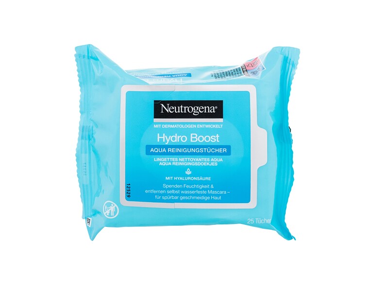 Reinigungstücher  Neutrogena Hydro Boost Clenaser Facial Wipes 25 St.