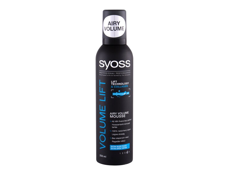 Haarfestiger Syoss Volume Lift Mousse 250 ml Beschädigtes Flakon