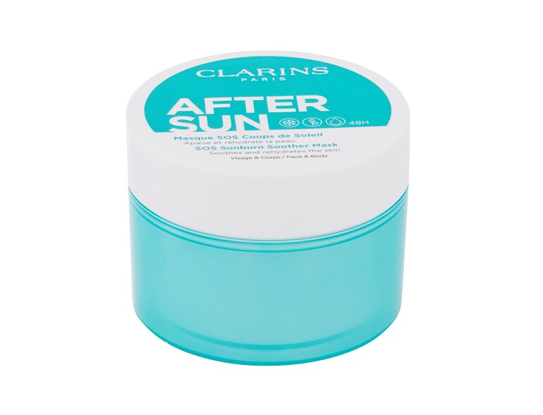 After Sun Clarins After Sun SOS Sunburn Soother Mask 100 ml Beschädigte Schachtel