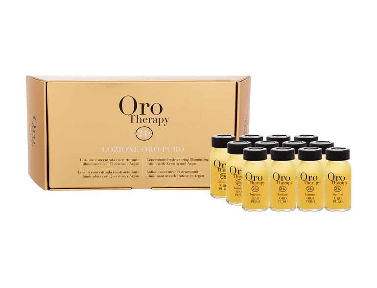 Haarserum Fanola Oro Therapy 24K Oro Puro 12x10 ml Beschädigte Schachtel