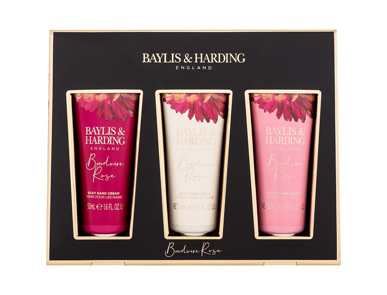 Crema per le mani Baylis & Harding Boudoire Rose Gift Set 50 ml Sets