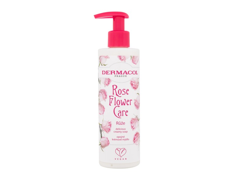 Savon liquide Dermacol Rose Flower Care Creamy Soap 250 ml