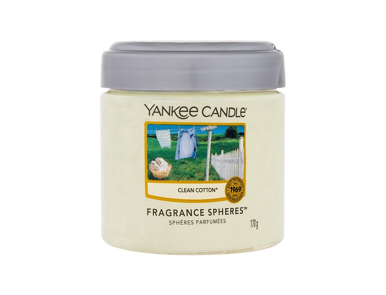 Spray d'intérieur et diffuseur Yankee Candle Clean Cotton Fragrance Spheres 170 g