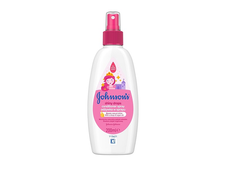 Balsamo per capelli Johnson´s Shiny Drops Kids Conditioner Spray 200 ml
