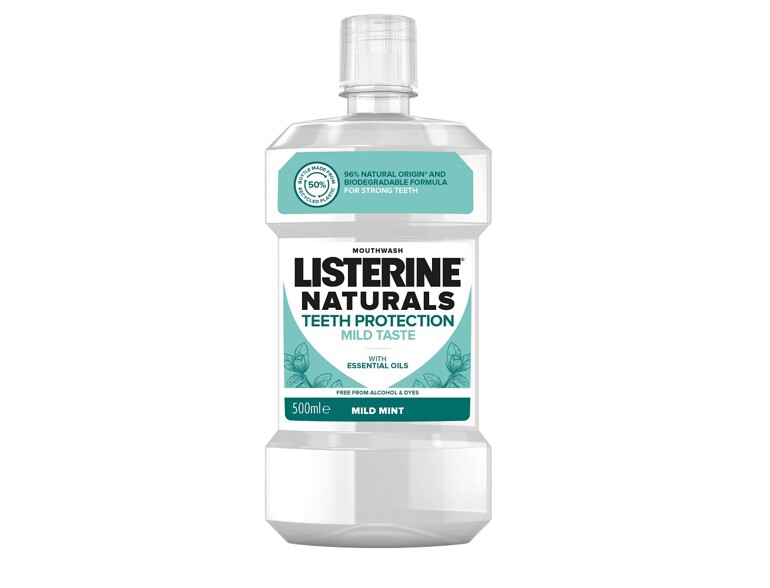 Collutorio Listerine Naturals Teeth Protection Mild Taste Mouthwash 500 ml