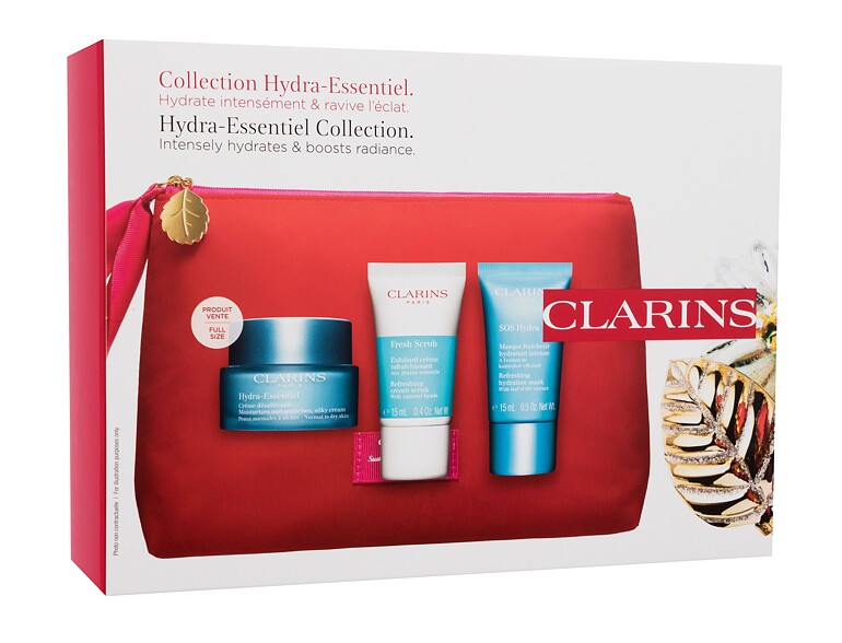 Tagescreme Clarins Hydra-Essentiel Collection 50 ml Beschädigte Schachtel Sets