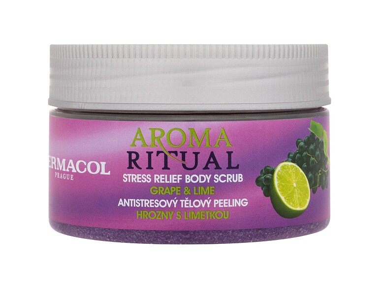Peeling per il corpo Dermacol Aroma Ritual Grape & Lime 200 g