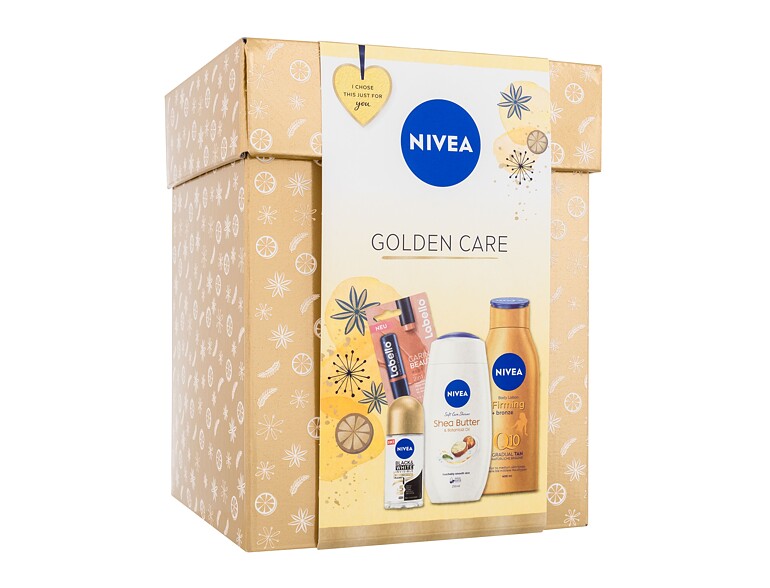Körperlotion Nivea Golden Care 400 ml Beschädigte Schachtel Sets