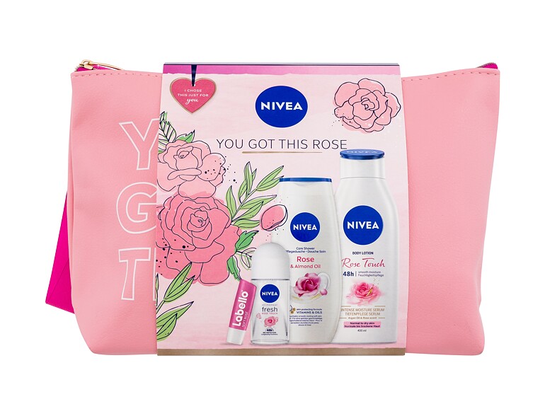 Duschgel Nivea You Got This Rose 250 ml Beschädigte Verpackung Sets
