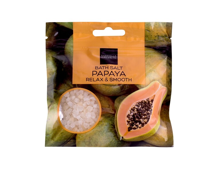 Badesalz  Gabriella Salvete Bath Salt 80 g Papaya Beschädigte Verpackung