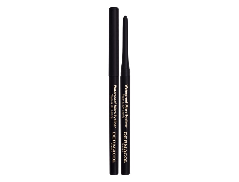 Matita occhi Dermacol Waterproof Micro Eyeliner 0,3 g 01