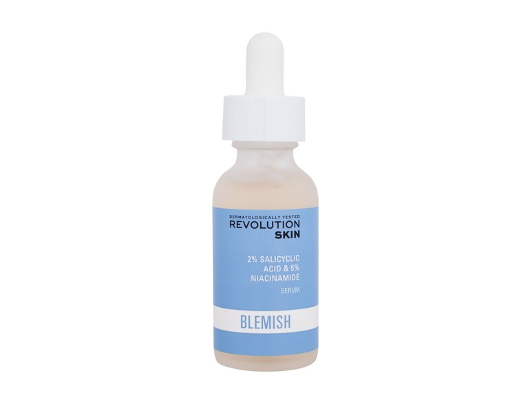 Gesichtsserum Revolution Skincare Blemish 2% Salicylic Acid & 5% Niacinamide Serum 30 ml Beschädigte Schachtel