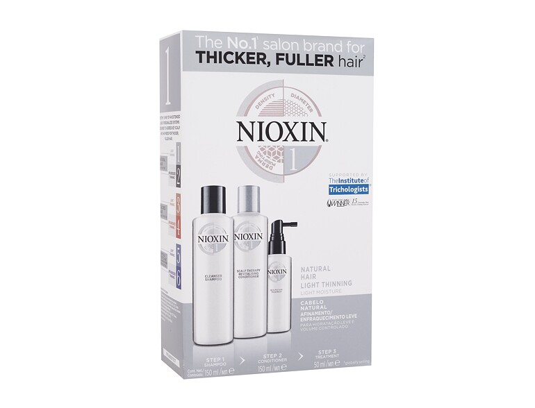 Shampoo Nioxin System 1 150 ml Beschädigte Schachtel Sets