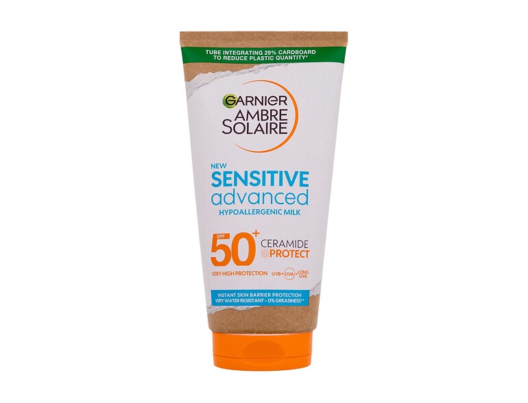 Sonnenschutz Garnier Ambre Solaire Sensitive Advanced Hypoallergenic Milk SPF50+ 175 ml