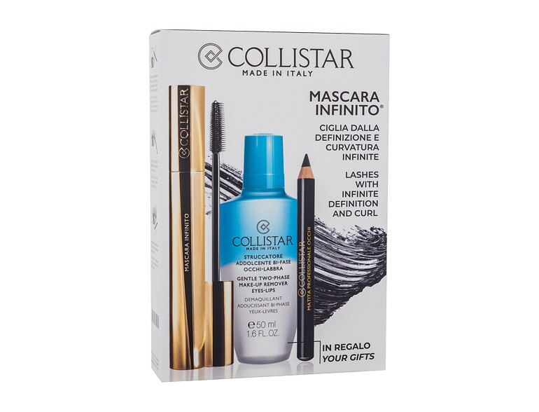 Mascara Collistar Infinito Gift Set 11 ml Extra Black boîte endommagée Sets