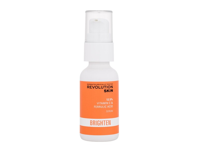 Siero per il viso Revolution Skincare Brighten 12,5% Vitamin C & Ferulic Acid Serum 30 ml