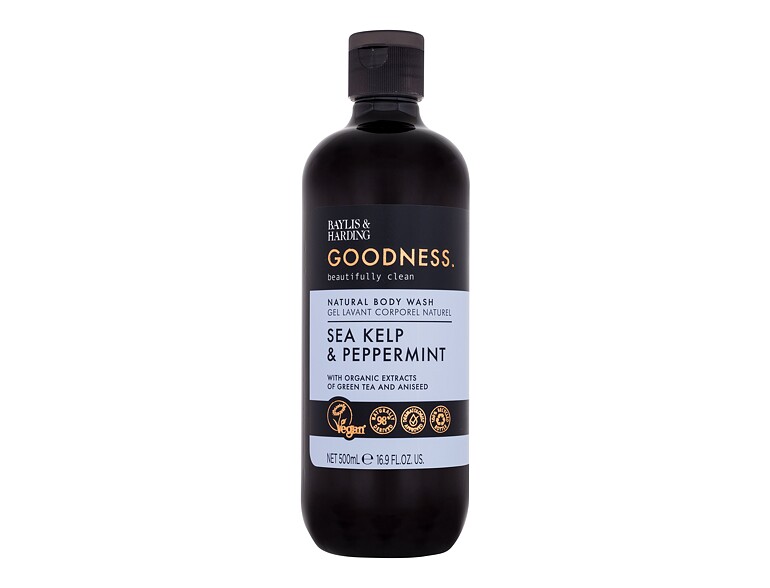 Duschgel Baylis & Harding Goodness Sea Kelp & Peppermint Natural Body Wash 500 ml