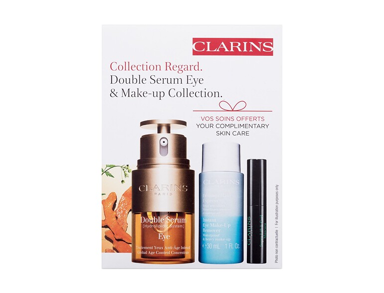 Augenserum Clarins Double Serum Eye & Make-Up Collection 20 ml Beschädigte Schachtel Sets