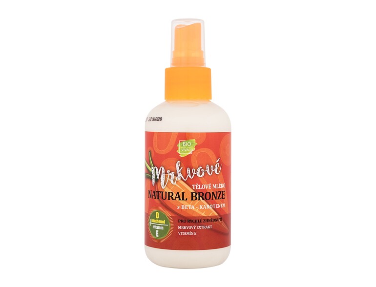 Soin solaire corps Vivaco Bio Carrot Natural Bronze Body Lotion 150 ml