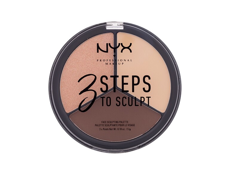 Contouring Palette NYX Professional Makeup 3 Steps To Sculpt 15 g 02 Light