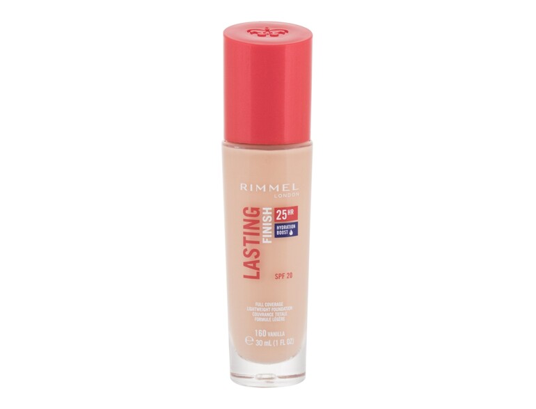 Foundation Rimmel London Lasting Finish 25H SPF20 30 ml 160 Vanilla Beschädigtes Flakon
