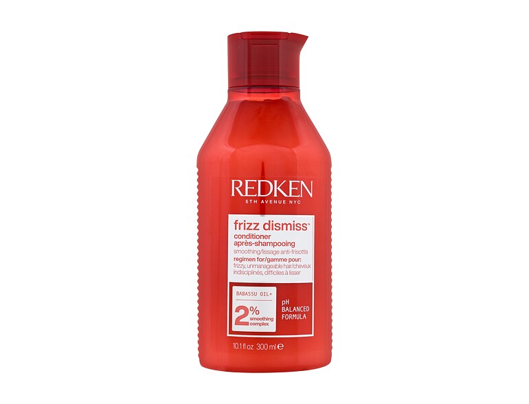 Balsamo per capelli Redken Frizz Dismiss 300 ml flacone danneggiato