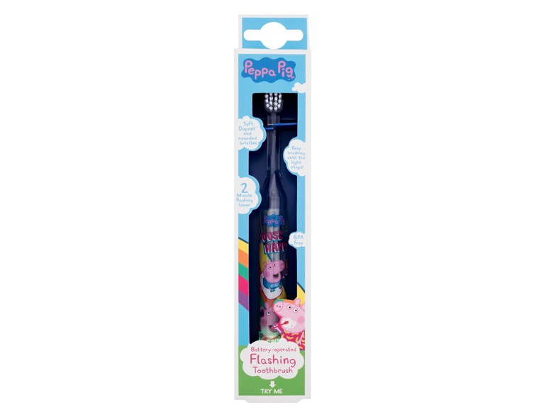 Brosse à dents sonique Peppa Pig Peppa Battery-Operated Flashing Toothbrush 1 St.