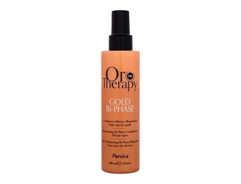 Balsamo per capelli Fanola Oro Therapy 24K Gold Bi-Phase Conditioner 200 ml