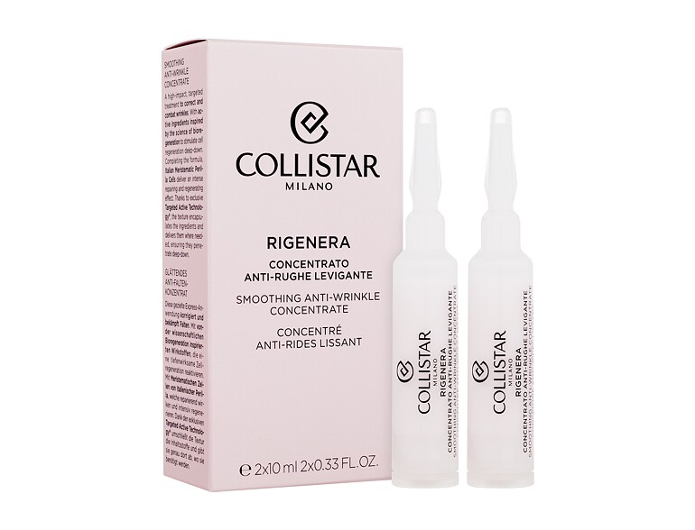 Sérum visage Collistar Rigenera Smoothing Anti-Wrinkle Concentrate 2x10 ml