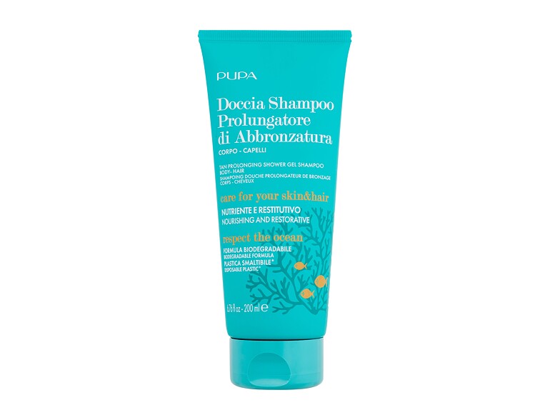 After Sun Pupa Tan Prolonging Shower Gel Shampoo Body-Hair 200 ml