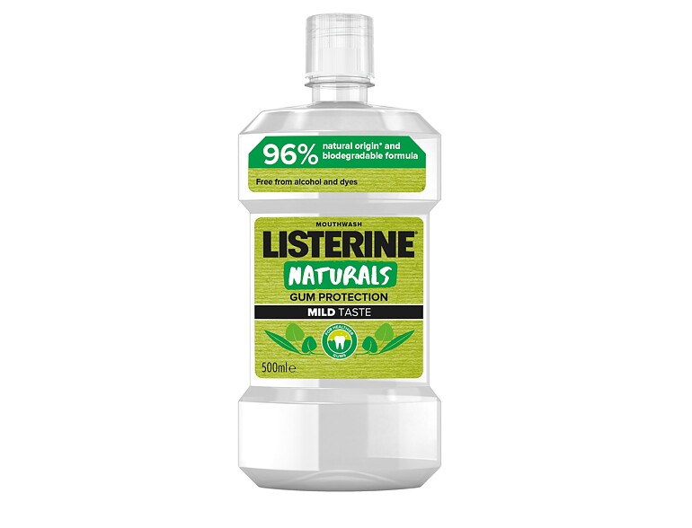Bain de bouche Listerine Naturals Gum Protection Mild Taste Mouthwash 500 ml