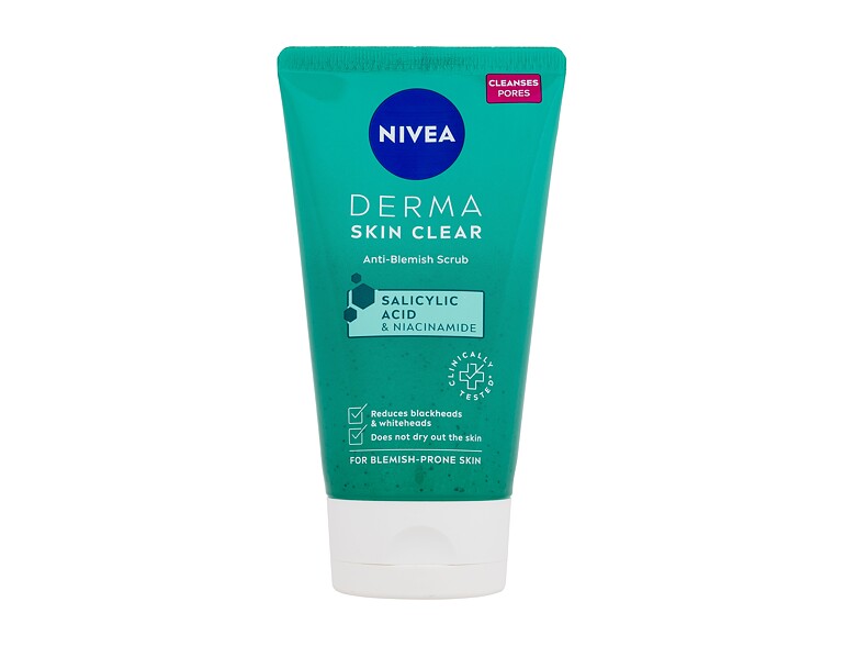 Peeling viso Nivea Derma Skin Clear Anti-Blemish Scrub 150 ml