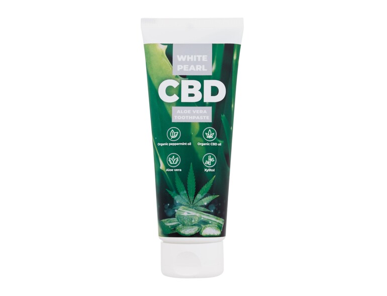 Zahnpasta  White Pearl CBD Aloe Vera Toothpaste 75 ml