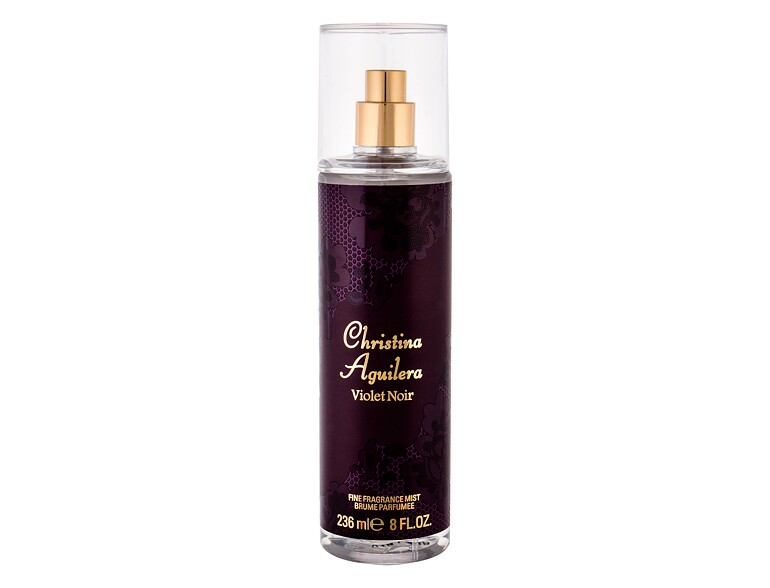 Körperspray Christina Aguilera Violet Noir 236 ml Beschädigtes Flakon