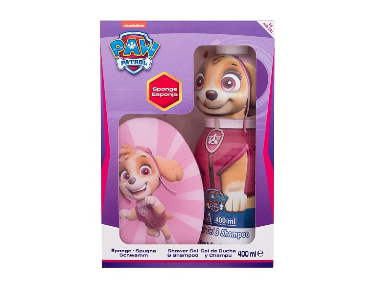 Duschgel Nickelodeon Paw Patrol Skye 400 ml Beschädigte Schachtel Sets