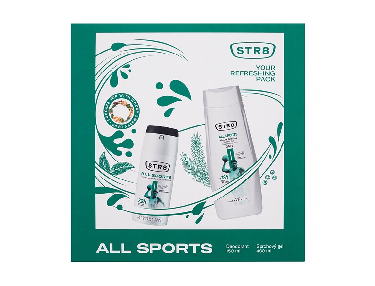 Antitraspirante STR8 All Sports 150 ml scatola danneggiata Sets