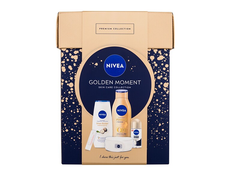 Körperlotion Nivea Golden Moment 400 ml Beschädigte Schachtel Sets