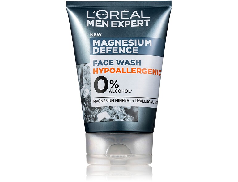 Gel nettoyant L'Oréal Paris Men Expert Magnesium Defence Face Wash 100 ml
