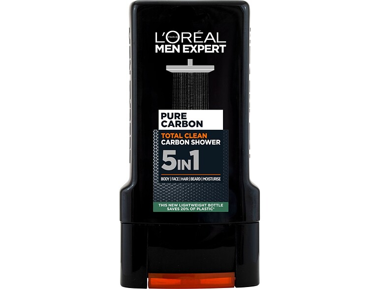 Gel douche L'Oréal Paris Men Expert Pure Carbon 5in1 300 ml