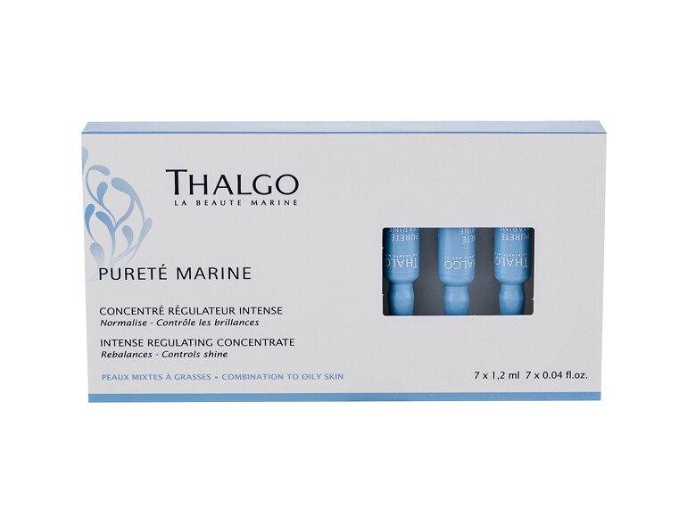 Siero per il viso Thalgo Pureté Marine Intense Regulating 7x1,2 ml scatola danneggiata