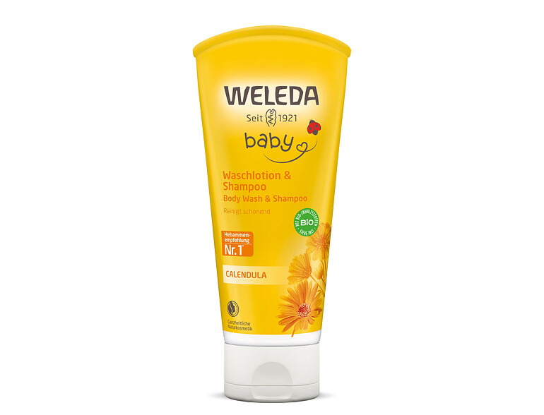 Shampooing Weleda Baby Calendula Shampoo And Body Wash 200 ml