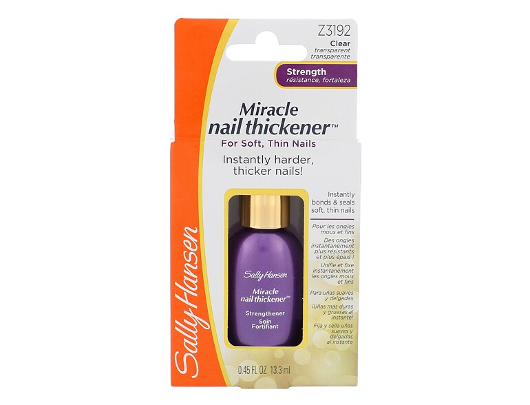 Soin des ongles Sally Hansen Miracle Nail Thickener 13,3 ml emballage endommagé