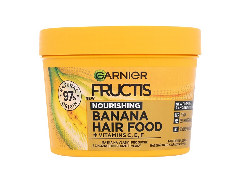 Haarmaske Garnier Fructis Hair Food Banana Nourishing Mask 400 ml