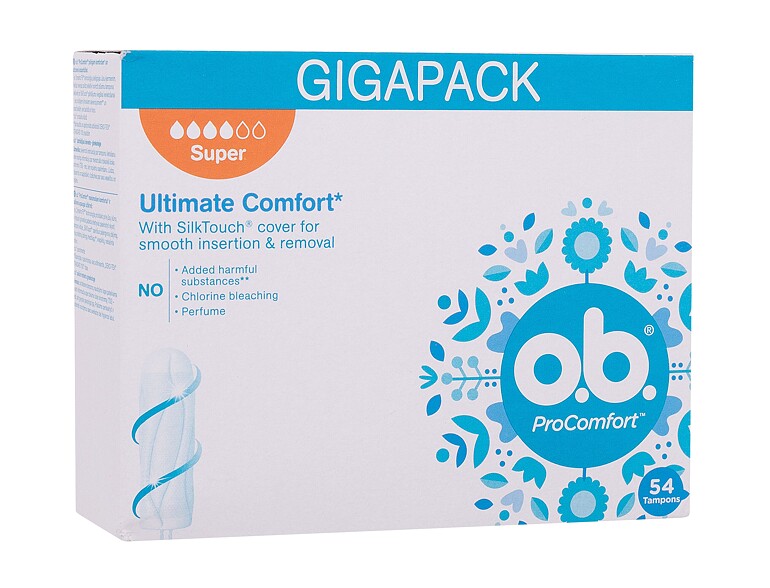 Tampon o.b. ProComfort Super 54 St. Beschädigte Schachtel