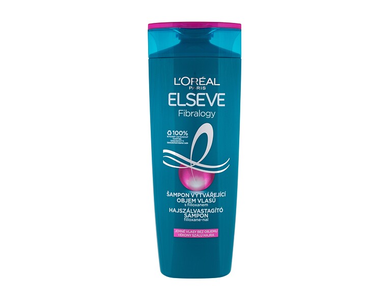 Shampooing L'Oréal Paris Elseve Fibralogy 400 ml flacon endommagé
