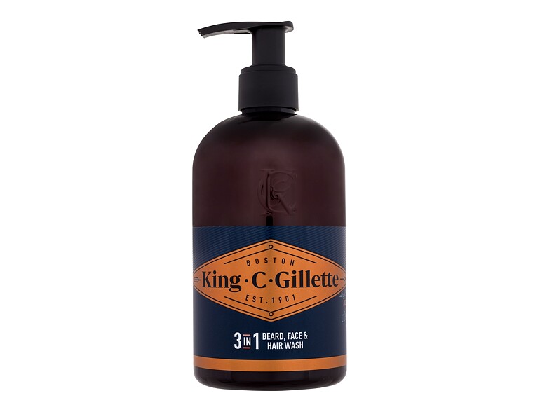Bartshampoo Gillette King C. Beard & Face Wash 350 ml