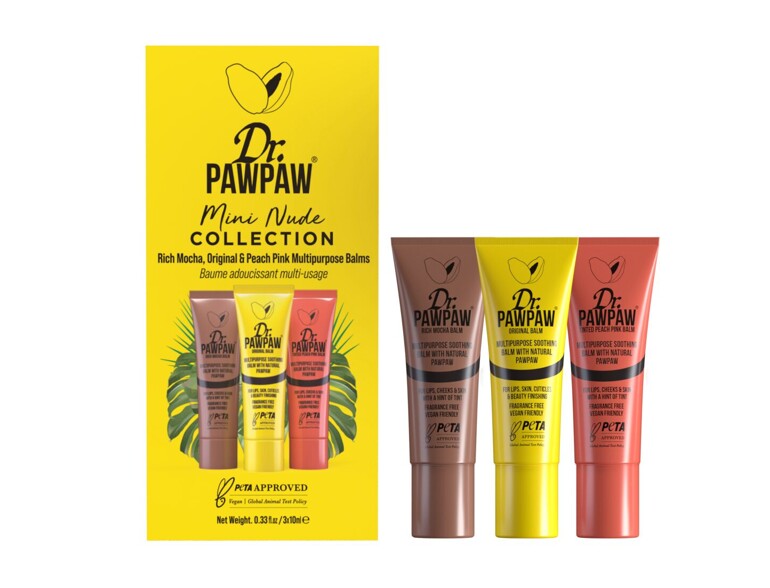 Lippenbalsam Dr. PAWPAW Mini Nude Collection 10 ml Sets