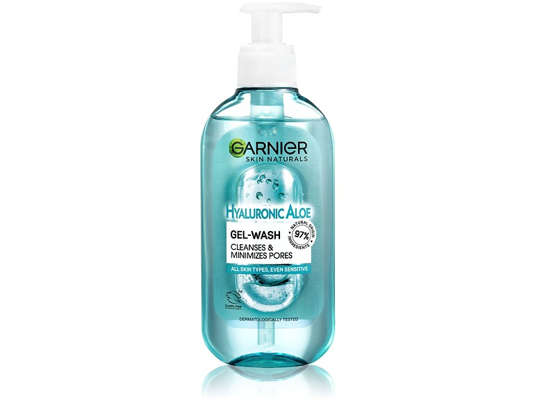 Reinigungsgel Garnier Skin Naturals Hyaluronic Aloe Gel Wash 200 ml